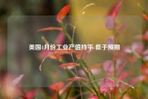 美国4月份工业产值持平 低于预期